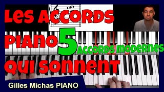 Les plus beaux accords piano modernes  Les accords piano qui sonnent  4 [upl. by Covell]