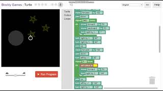 Blockly Games Turtle levels 18 walkthrough [upl. by Jenn]