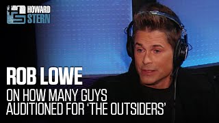 Rob Lowe on Auditioning for “The Outsiders” 2014 [upl. by Nuawed937]