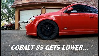 Installing Coilovers on a Chevy Cobalt SS How Low Do We Go [upl. by Nnaesor]