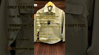 WATERPROOF IMPORTED SHIRT BAGGY SATISFACTION 100ONLY FOR PREMIUM CUSTOMERS size M L XL XXL 1799 [upl. by Parker]