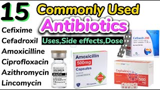 Commonly used antibiotics Antibiotic usesnursing [upl. by Hux]