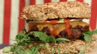 Die Grillshow 51 Ramen Burger  Shot with the Blackmagic Cinema Camera [upl. by Kristan781]