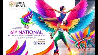 ARTISTIC  DAY1  61ST NATIONAL ROLLER SKATING CHAMPIONSHIP 2023 CHENNAI LIVE [upl. by Hurlbut]