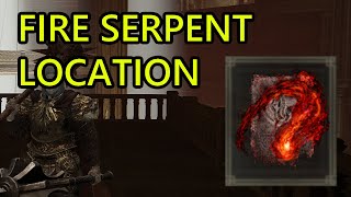 Fire Serpent Location Elden Ring DLC Shadow of the Erdtree How to Get Fire Serpent Incantation [upl. by Grannia]