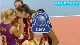 Nataliya Goncharova Bir Türlü Sayı Alamıyor Galatasaray vs Dinamo Moscow 20022018 [upl. by Land]