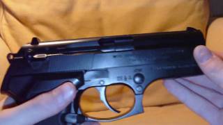 Marui M8000 Cougar G Spring Pistol Airsoft Overview [upl. by Konstantine130]