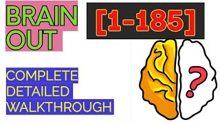 Brain out level 1 185 all level solutions [upl. by Yliram57]