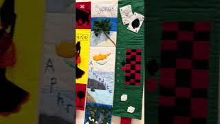 Newcastle Quilt Show European postcard quilts smallbusinessvlog quiltsontour [upl. by Fawn]