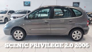 RENAULT SCENIC PRIVILEGE 20 2006  CURITIBA  PR VeicarMultimarcascuritiba [upl. by Amilah509]