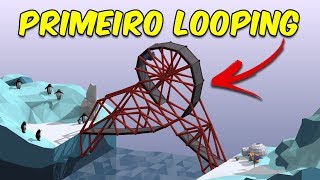 FIZ UM LOOPING INSANO  Poly Bridge 4 [upl. by Asoramla868]