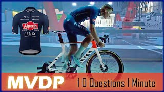 🚀Short INTERVIEW with MATHIEU van der POEL  1 MINUTE 10 QUESTIONS [upl. by Wanfried]