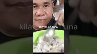 Lumaki ang mata sa sarap Ng kilawing tuna mukbang baguiovlogtv shortsviral short [upl. by Alliuqet445]