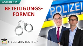 Steuerhinterziehung Täter Mittäter Beteiligte im Sinne des StGB  Steuerstrafrecht 37 [upl. by Yalonda38]