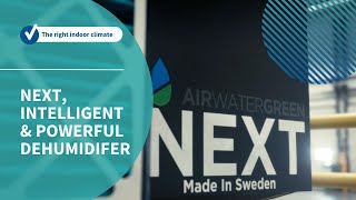 Introducing NEXT  Industrial dehumidifier by Airwatergreen [upl. by Esital488]