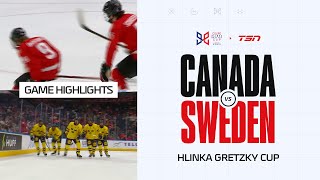 Canada vs Sweden FULL HIGHLIGHTS  2024 Hlinka Gretzky Cup [upl. by Mata]