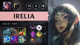 Irelia Top vs Aurora Godlike  KR Master Patch 1419 [upl. by Reyaht206]