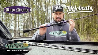 Mojoboats  St Croix Mojo Musky Rods [upl. by Annaoy]