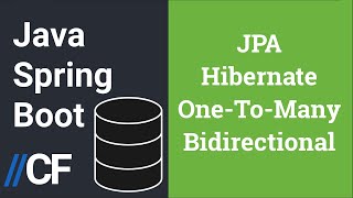 Java Spring Boot  JPA  Hibernate  H2  One To Many Bidirectional Relationship  OneToMany [upl. by Boonie]