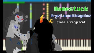 Homestuck  Crystamanthequins piano arrangement  Synthesia [upl. by Tristram109]