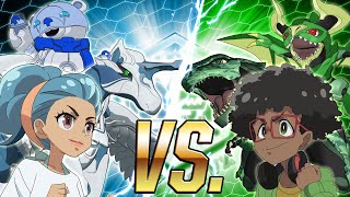 Best Bakugan Battle Wynton amp Trox VS Lia amp Pegatrix  Bakugan Armored Alliance Quick Episode [upl. by Lynett]