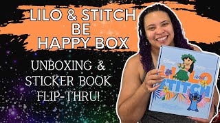 NEW Disney Lilo amp Stitch Be Happy Box Unboxing The Happy Planner [upl. by Lenad]