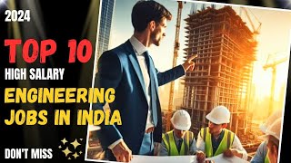 Top 10 High Paying Engineering Jobs in India Millionaire Jobs  Top Engineering Trades Careerology [upl. by Gio765]