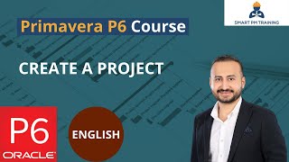 3 Create a Project in Primavera P6 [upl. by Nnep]