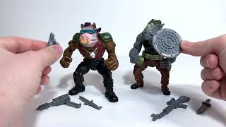 TMNT Classic Figures BEBOP and ROCKSTEADY Review [upl. by Icul248]