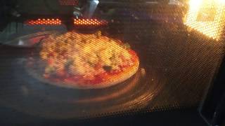 Pizza in microwave [upl. by Aihcats]