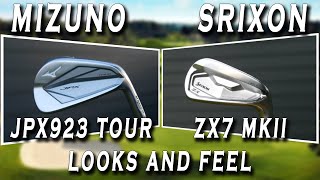 Mizuno JPX923 Tour vs Srixon ZX7 MKII Irons [upl. by Eerac]