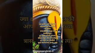 जय हरी विठ्ठलव्यक्तीपासून दूर राहणंytshortsmotivationquotes [upl. by Nilahs]