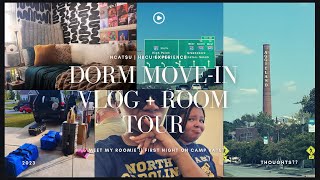 Dorm Movein Vlog  Room Tour  Ncat Morrow Hall [upl. by Marysa]