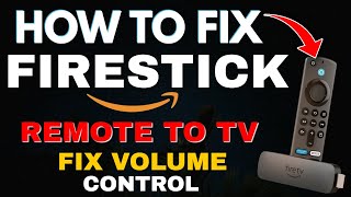 How to FIX FIRE STICK Remote TV CONNECTION including volume control [upl. by Milks]