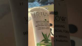 Lotus herbal white glow face wash review 👍 [upl. by Laird]