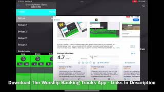 Gracefully Broken Tasha Cobbs Worship Backing Tracks App Preview [upl. by Eileme326]