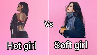 hot girl 🥵 vs soft girl 🍦 like comment and subscribe 💐 dress 👗 nails 💅 lips 👄 heels 👠 purse 👛 etc [upl. by Innej]