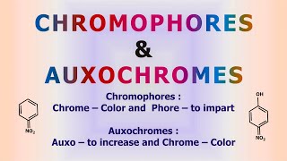 Chromophore and Auxochrome [upl. by Vipul]