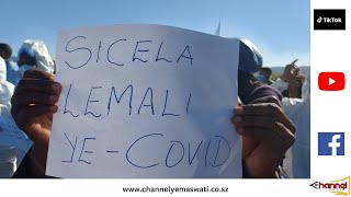 Manzini Government Health Workers Picket Over Their Unpaid 30 Covid Allowances [upl. by Montfort]