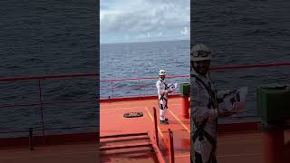 Life at sea 🚢  Rohit Chopra  merchantnavy sea shorts ytshorts [upl. by Lorien]