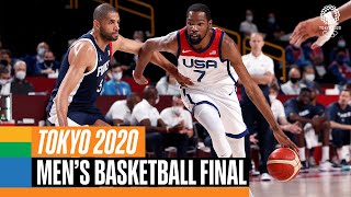 France 🇫🇷 vs USA 🇺🇸  Mens Basketball Gold Medal Match  Tokyo Replays [upl. by Phina519]