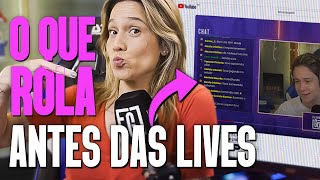 O QUE ACONTECE ANTES DE EU ENTRAR AO VIVO NO CANAL [upl. by Nyltiac]