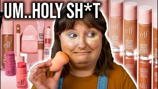 UM HOLY SHT FULL FACE TESTING ELF COSMETICS [upl. by Valeria567]