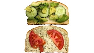 Easy amp Delicious Veggie Avocado Sandwich Recipe [upl. by Fleur]