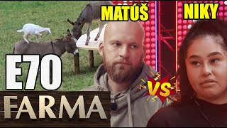 Farma 15 E70  Posledný duel Niky vs Matúš  Rozdávali sa prvé zlaté tehličky [upl. by Nerraf]