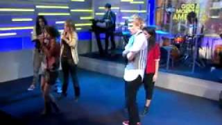 The Cast of Lemonade Mouth  Determinate Good Morning America Live [upl. by Adnahsal]