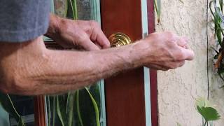 Door handle droop sag wont stay up — heres how you can fix that for a dollar [upl. by Tristram]