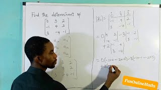 Determinant of a 3x3 Matrix [upl. by Florrie]