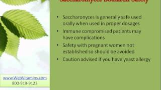 Saccharomyces Boulardii Uses and Side Effects [upl. by Caterina]