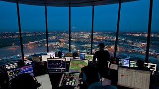 Controller works Heathrow Tower on VATSIM [upl. by Haerb]